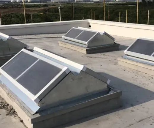 三角型电动排烟天窗